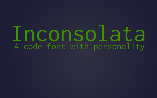 Font of the month: Inconsolata cover image