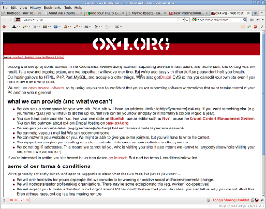ox4, the activist, oxford web hosts