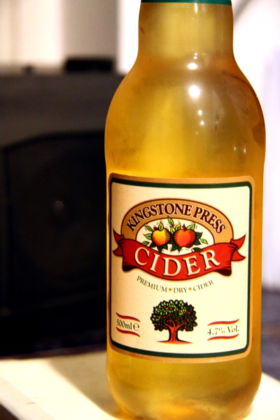 Picture of a bottle of Kingstone Press cider