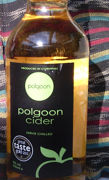 Picture of a bottle of Polgoon Cornish cider