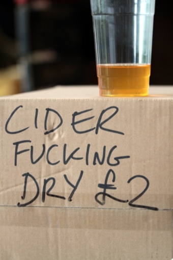 Picture of a box of fucking dry Ross cider